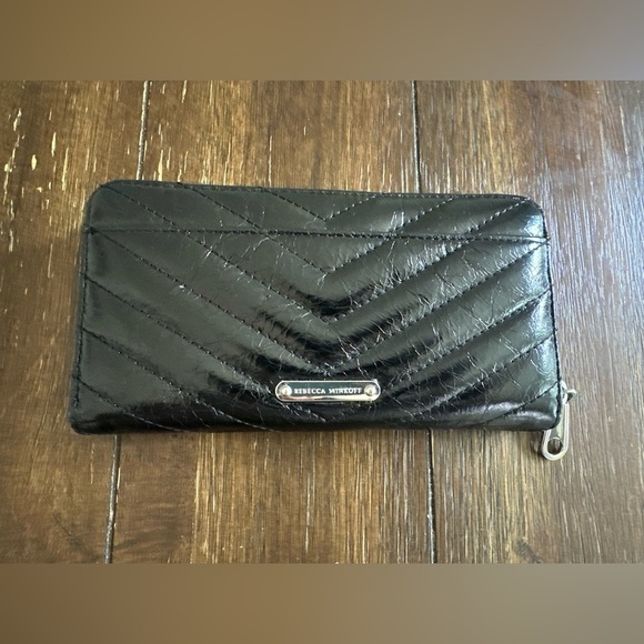 Rebecca Minkoff quilted leather wallet - Picture 1 of 13